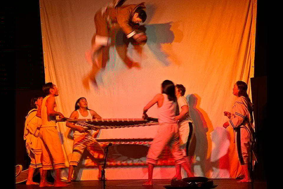 What's a circus without a trampoline act?
