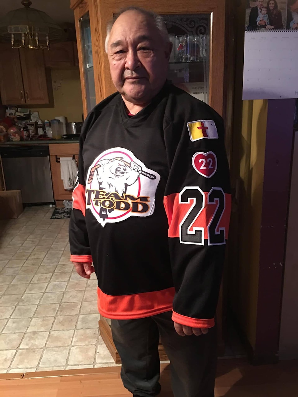 Rankin Inlet hockey fan cheers on the Blue Jays
