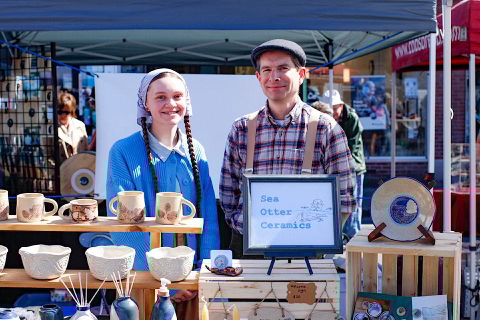 Sea Otter Ceramics is one of the many vendors at the Oak Bay Night Market.