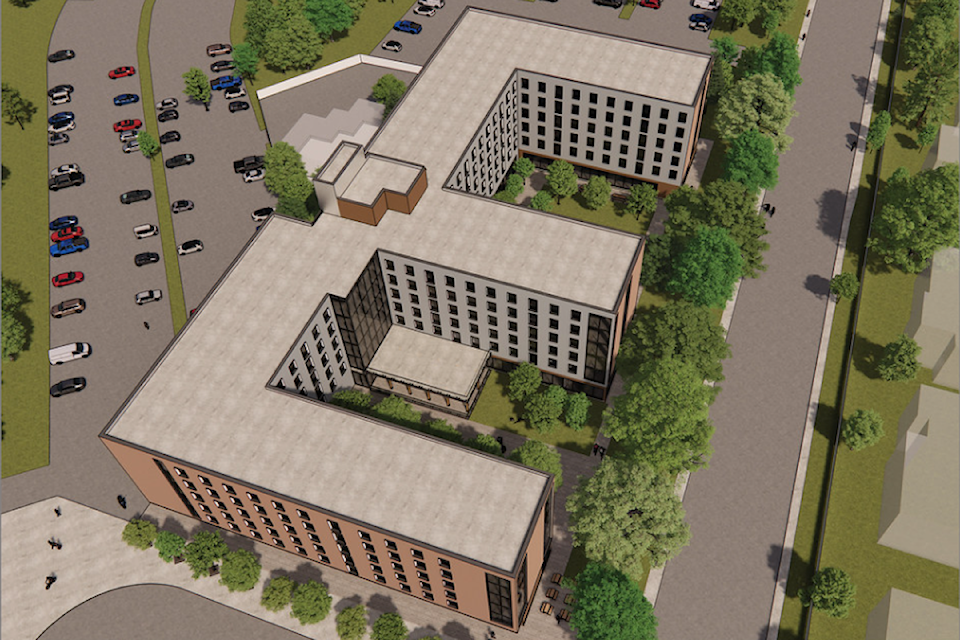 The building will be raised on the Oak Bay side of the school’s Lansdowne campus, just off Foul Bay Road.