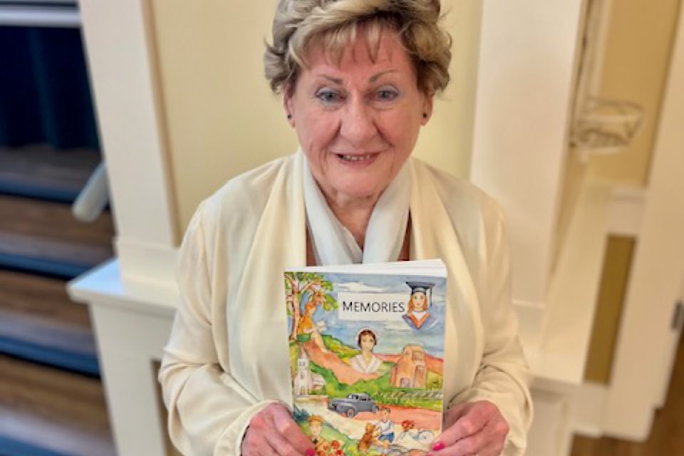 Resident Ruth Wellburn came up with the idea for Memories, a book that captures stories from 30 residents at Shannon Oaks. 