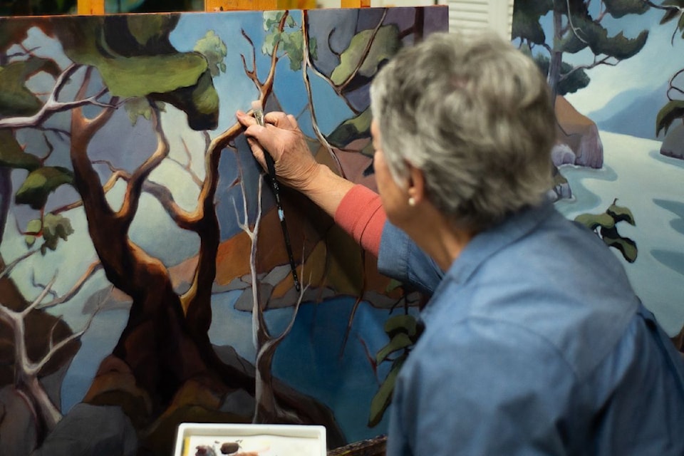 Christine Gollner was raised in Metchosin and her artwork is inspired by B.C. forests and coastlines.