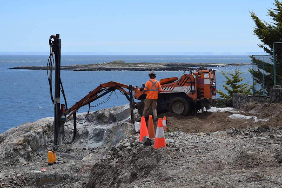 Construction crews are busy at work building three news homes on a cul-de-sac that could soon have an Indigenous name.