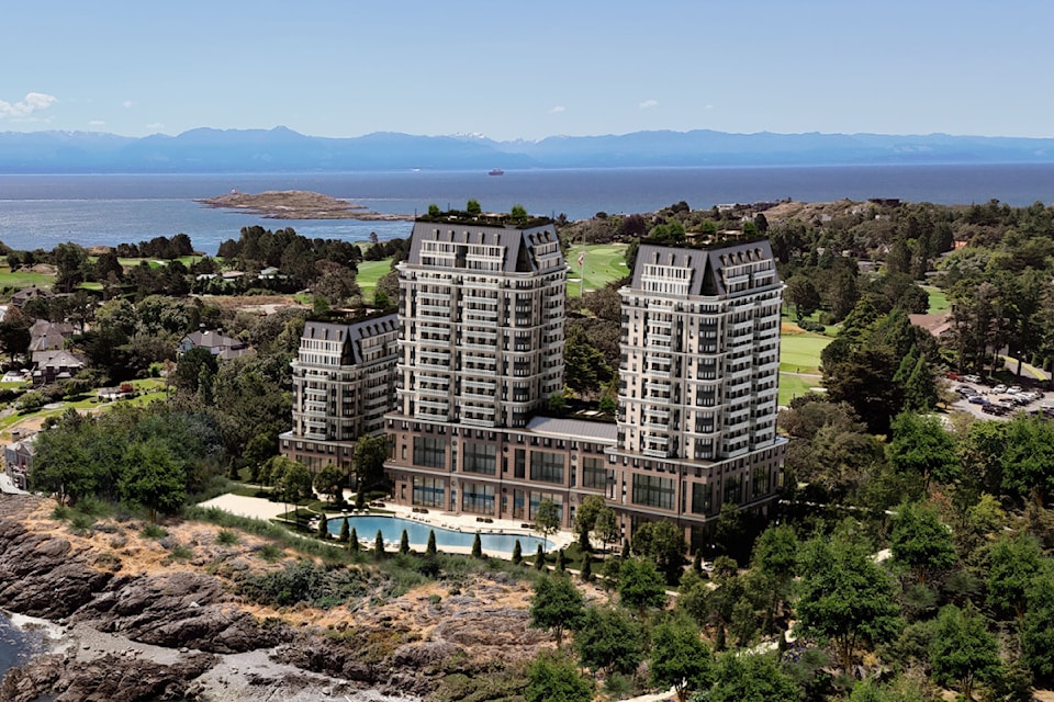 An architectural rendering of the proposed development.