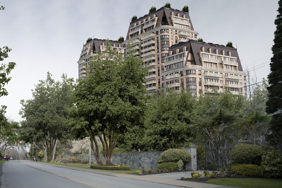An early architectural rendering of the proposed development.