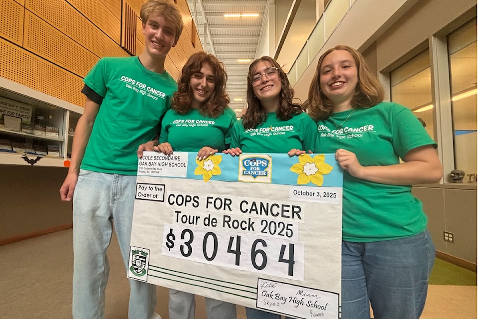 PHOTOS: Oak Bay High teens raise over $30K for Tour de Rock