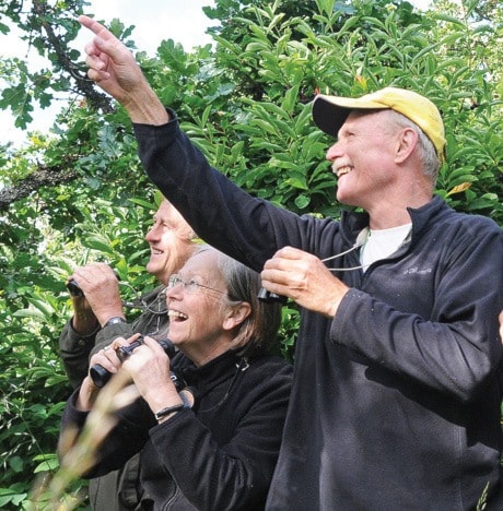 Friends of Uplands Park bird watchers