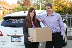 Anney Ardiel and Patrick Fagan of Act Together Moving Services.