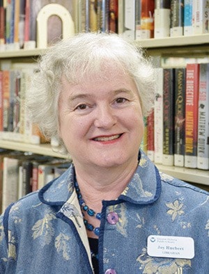 Public Services Librarian Joy Huebert