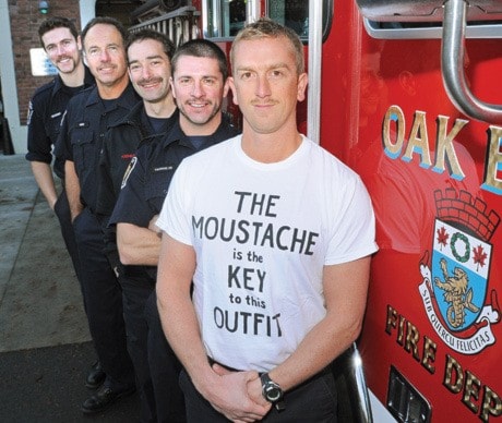 Movember-Oak Bay Fire Fighters