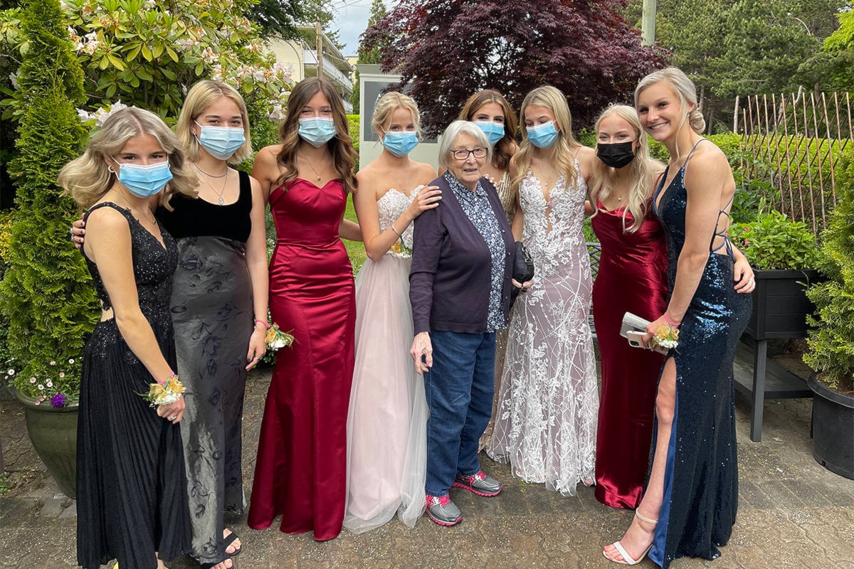 8 Greater Victoria teens don fancy dresses celebrate grad with
