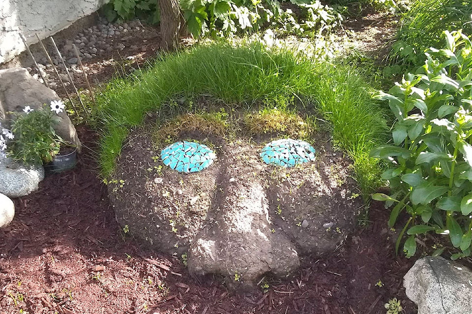 Sensing that her neighbourhood was feeling a bit glum, Saanich resident Judy Savrtka set to brightening people’s moods with her whimsical earthen sculptures. (Courtesy of Judy Savrtka)