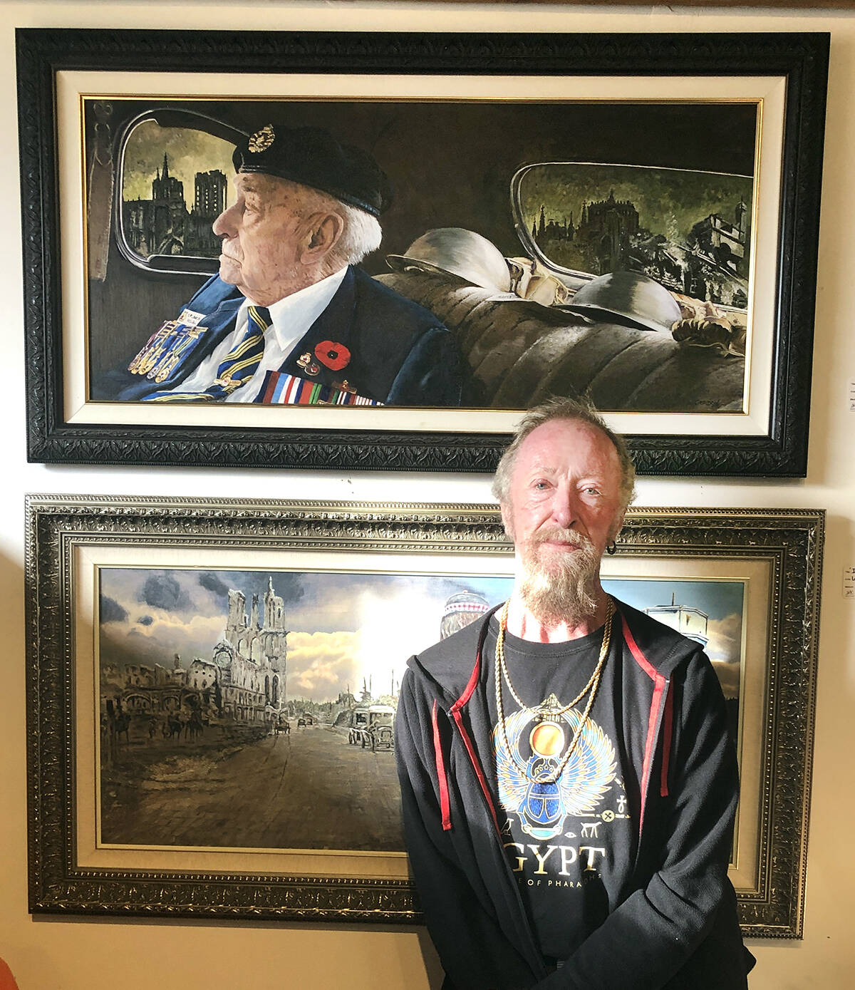 A token of remembrance veteran commemorated through art Oak Bay