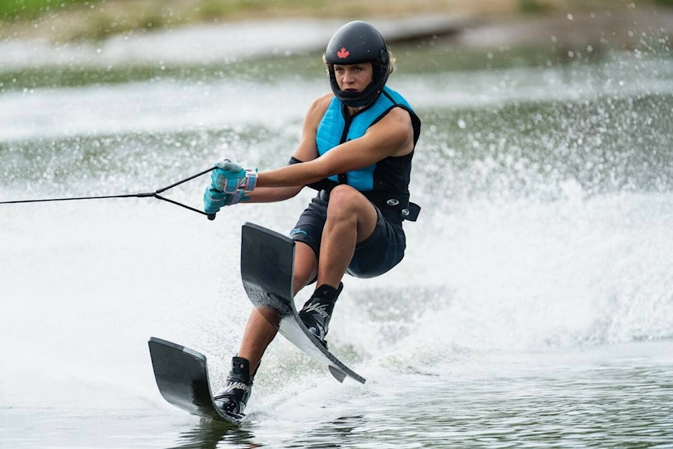 Oak Bay High Grade 12 student Jake Chambers most recently returned from the World Junior Water-skiing Competition in Chile where the team finished second. (Photo by Johnny Haywood)