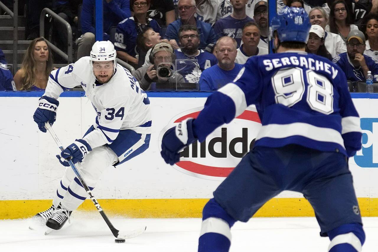 Tavares' OT goal gives Maple Leafs series win over Lightning