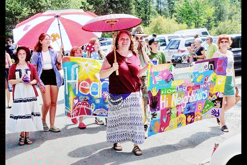 COLOURFUL: The Hi Neighbour Day Festival parade was full of wonderful colours. (Michael Briones photo)