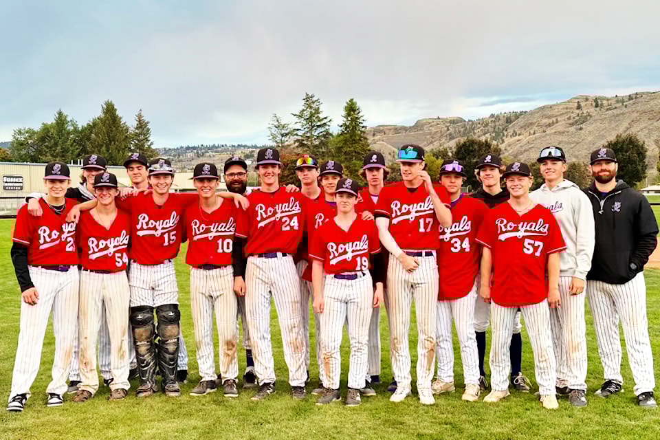 North Island Royals baseball squad perfect in Kamloops tourney