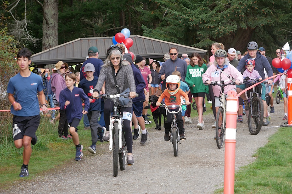 The 2024 Terry Fox Run had a good turnout at Rathtrevor  Provincial Park in Parksville.