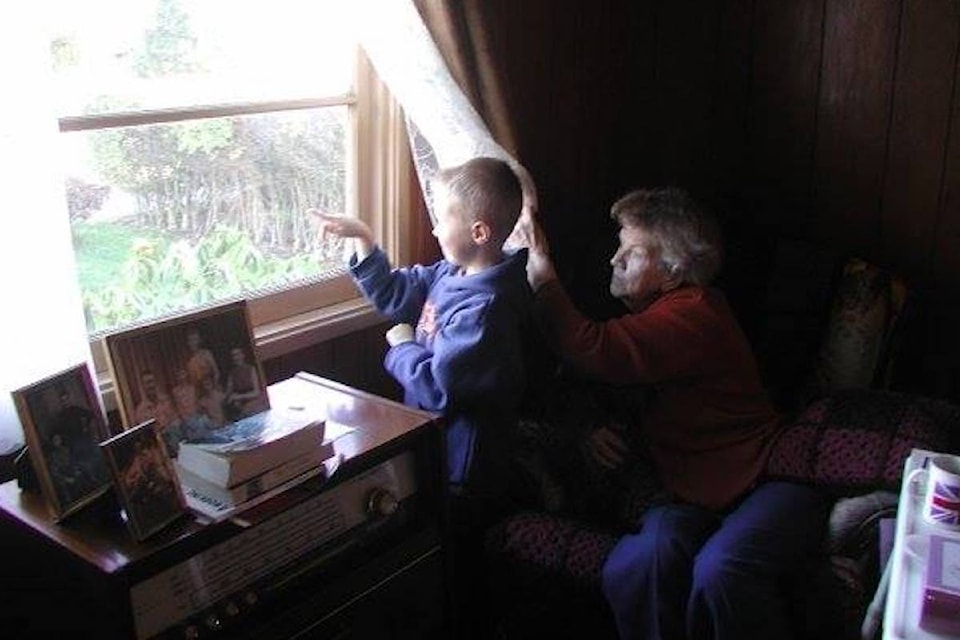 Watching for Sammy the Seagull.