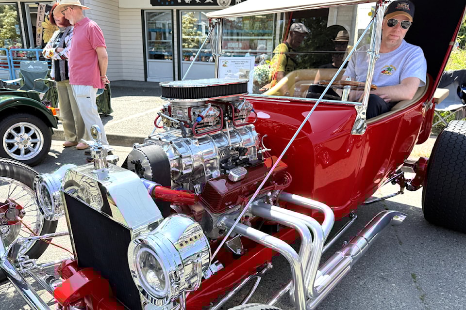 Rob Okerman drove all the way from Sturgeon County, Alta. (more than 1,300 kilometres), for his first-ever entry to the 2025 Seaside Cruizers Show and Shine Event in Qualicum Beach on June 15. He built his replica 1924 Ford Model T from the ground up.