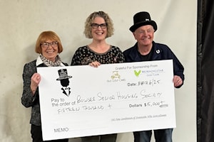 100 Men group donate $15K to Bowser Seniors Housing Society
