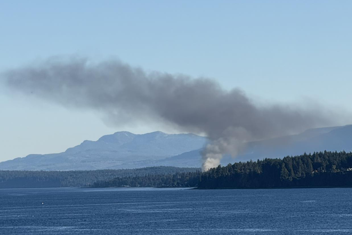 RCMP: Vancouver Island home destroyed by fire after vehicle crashes into property