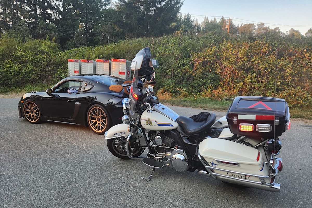 Vancouver Island man has Porsche impounded for 7 days after being clocked at 144 km/h