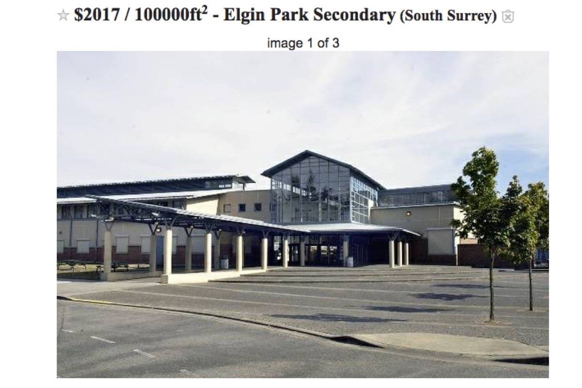 B.C. school for sale in grad prank