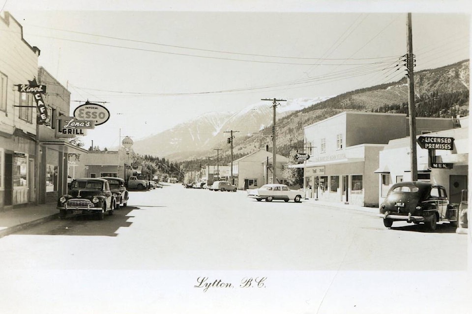 Lytton in the 1950s, provenance unknown.