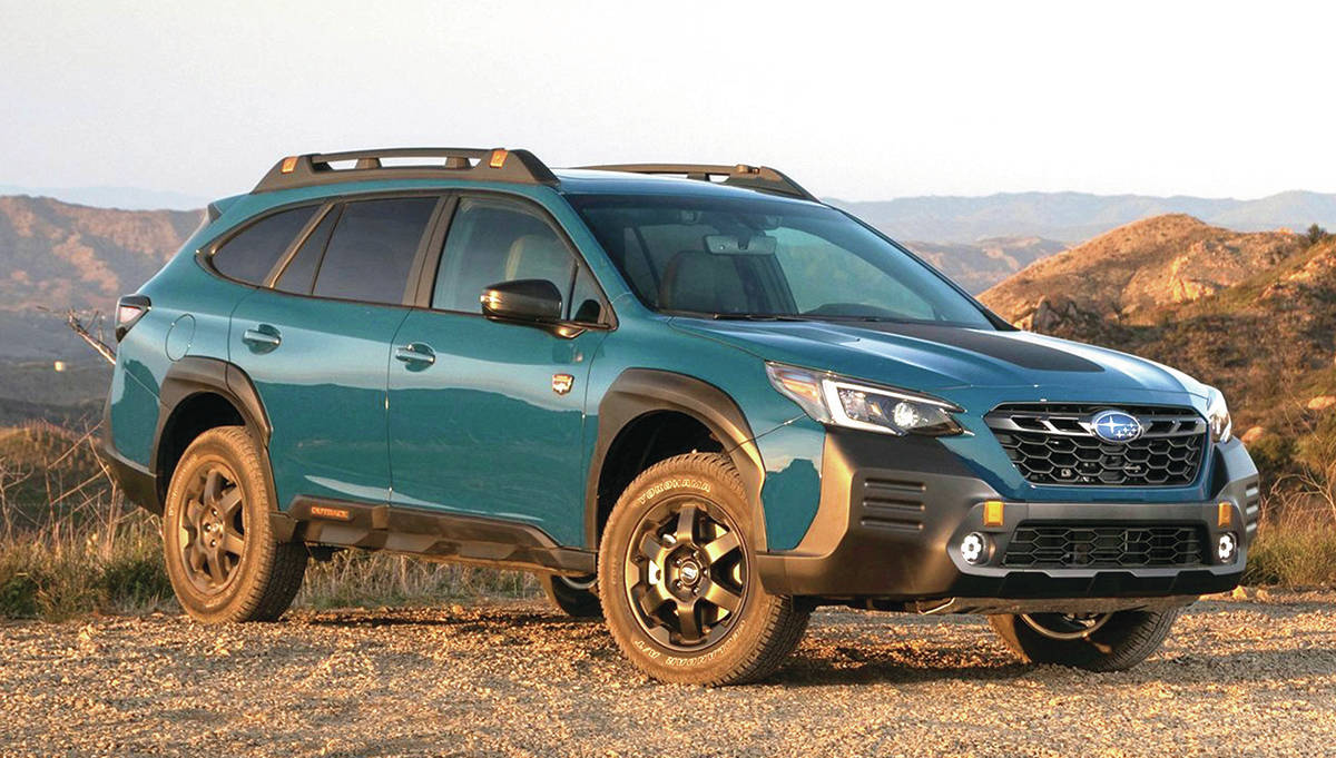 The Outback Wilderness has increased ride height and a front skid plate to prevent damage when off-roading. PHOTO: SUBARU