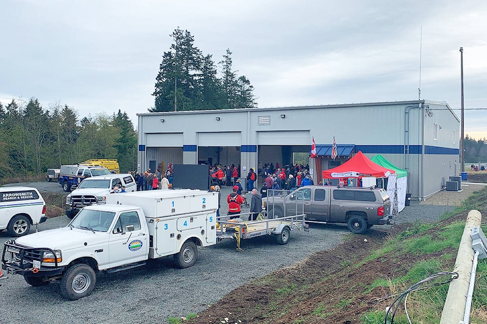 The Arrowsmith Search and Rescue held an open house at its new operations centre at the Qualicum Beach Airport on Saturday, Oct. 2, 2021. (Mandy Moraes photo)