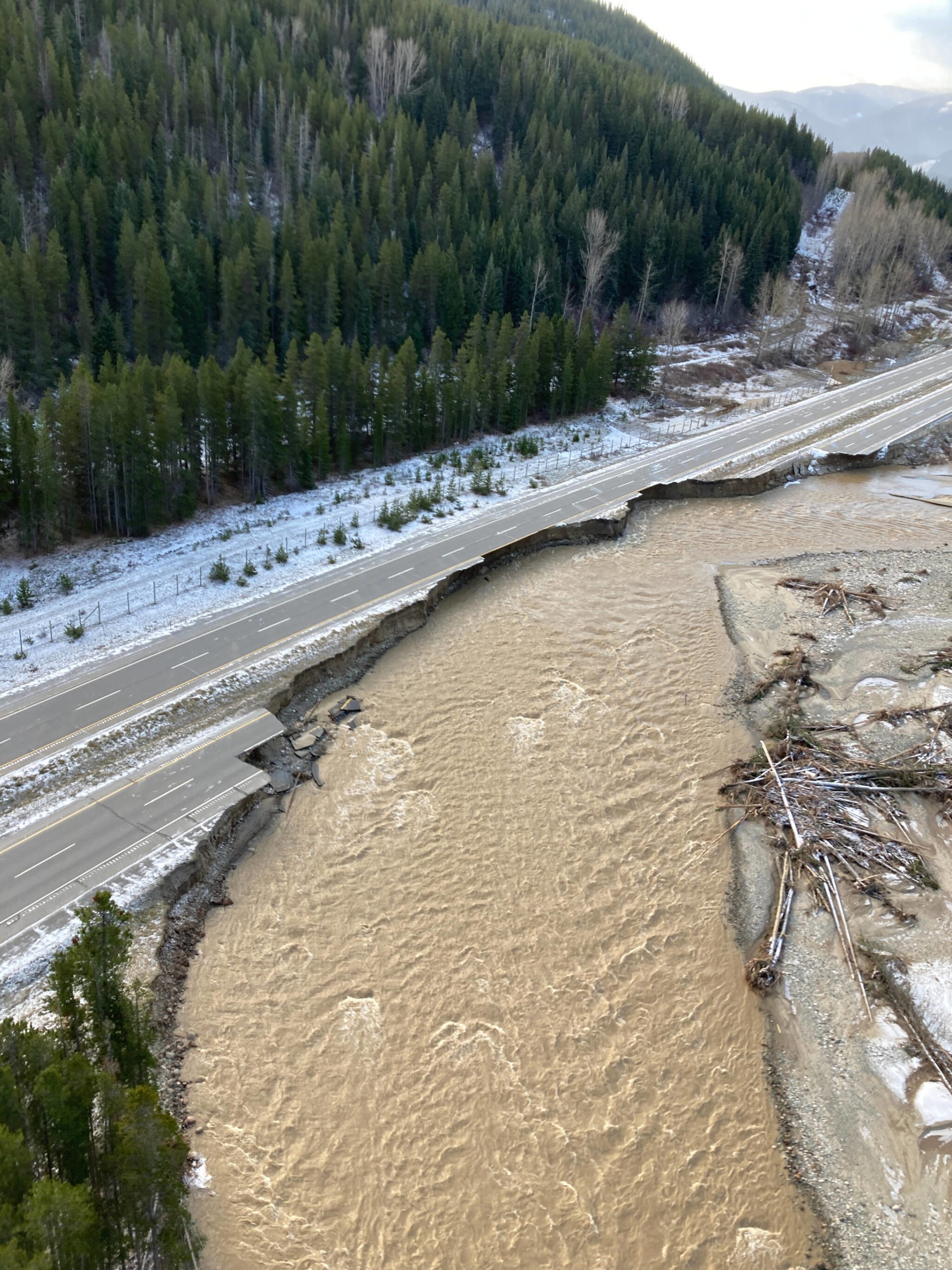 Murray Flats after the Nov. 14 atmospheric river. (MOTI photo)