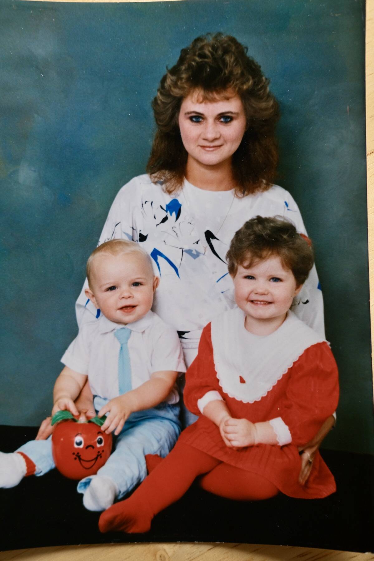 Dee Zacher with her children Cory and Crystal Westcott in 1987. Photo: Submitted
