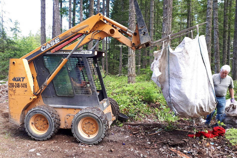 Dave Bedard & Sons Contracting helped out with a bobcat and excavator, along with the services of a skilled operator. (Submitted photo)