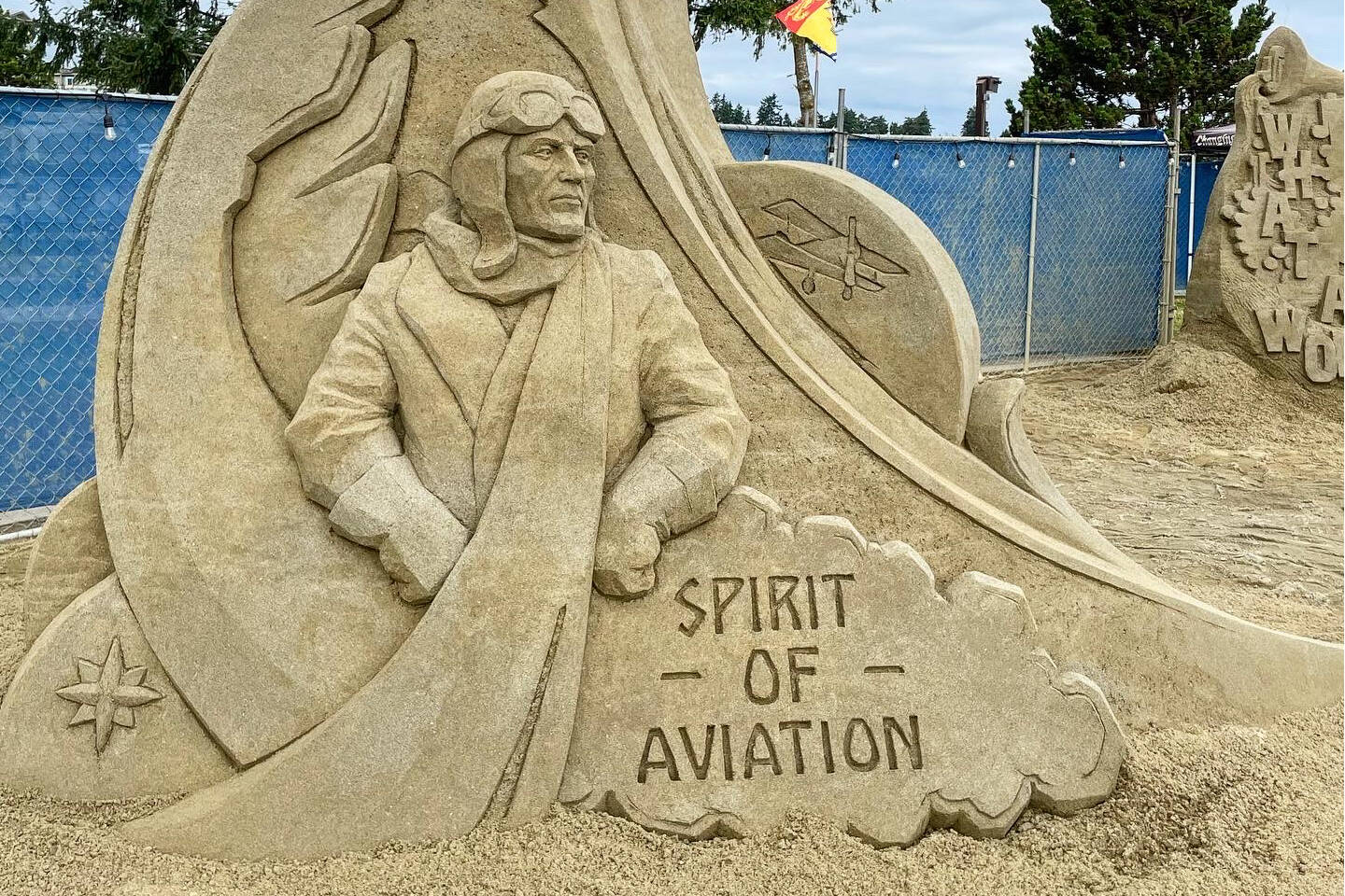 One of the spectacular sculptures in this year's Quality Foods Sand Sculpting Competition, a focal point of the Parksville Beach Festival. See the sculptures at Parksville Community Park through Aug. 21. Photos courtesy Parksville Beach Festival