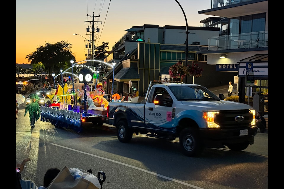 The Torchlight Parade returned to White Rock's Sea Festival and Semiahmoo Days festivities on Saturday (Aug. 3) after a 4-year hiatus.