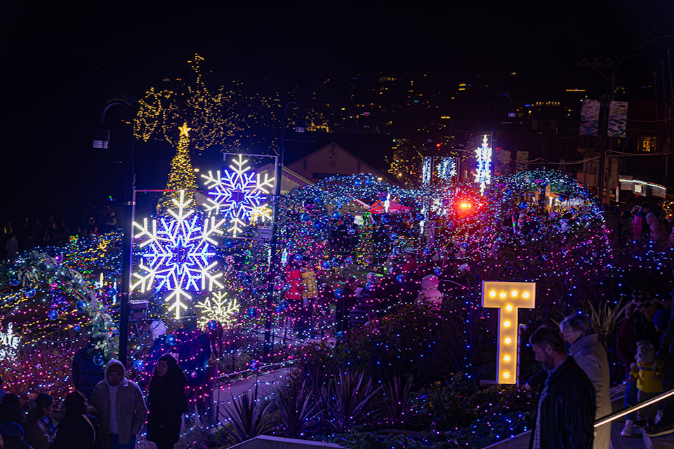 Bright Walk has returned to the waterfront in White Rock. 