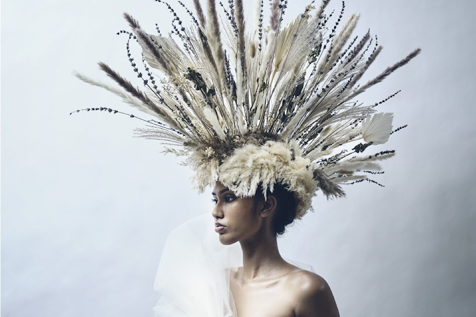 Hairstylist Olivia Berttall's creation for the Contessas.