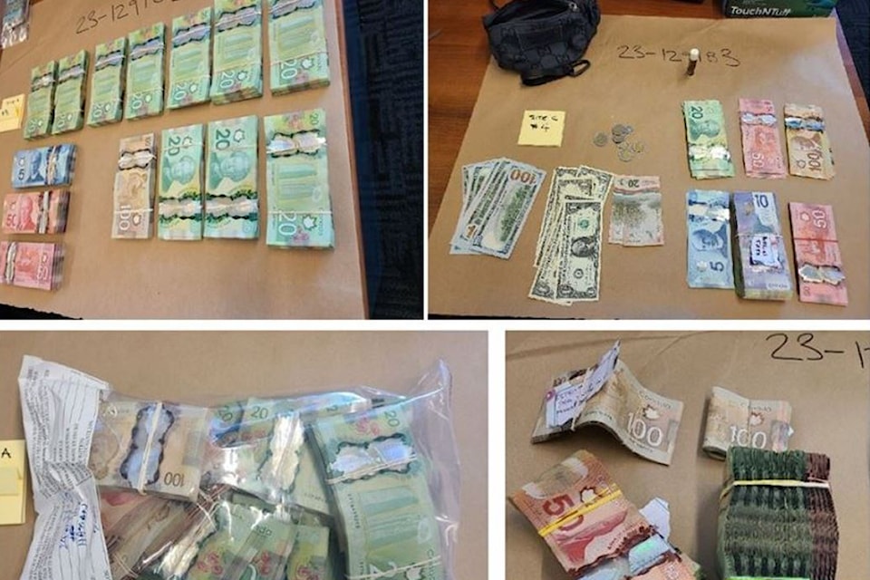 Surrey RCMP say drug-unit officers seized drugs, cash, vehicles and firearms during search warrants carried out in connection with a trafficking network under investigation since August 2023.