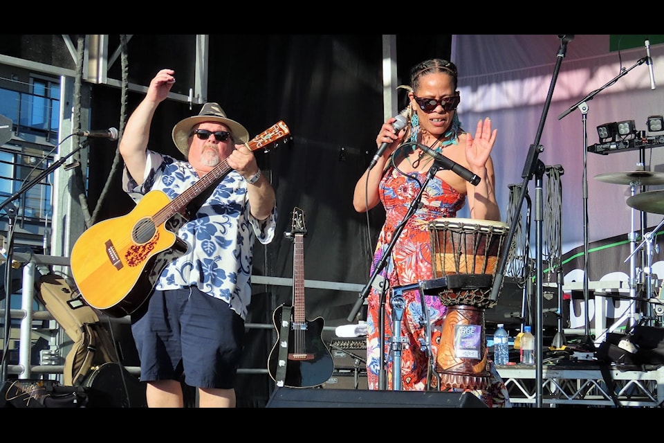 Rob Montgomery and Nadine States opened the Concerts at the Pier 2024 series on Thursday, July 4.