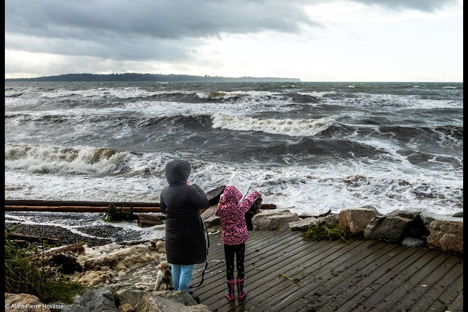 Thousands of people in Surrey, White Rock and other parts of the Lower Mainland were left without power after severe windy, rainy weather on Monday morning (Nov. 4).