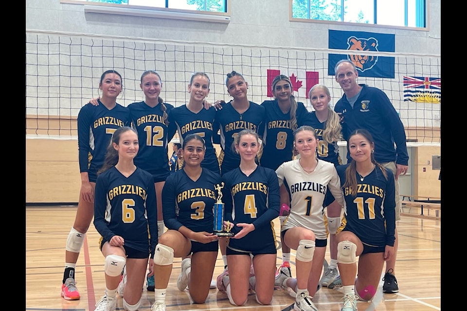 Grandview Heights Grizzlies with won the Grizzly Growl tournament Sept. 14 in South Surrey.