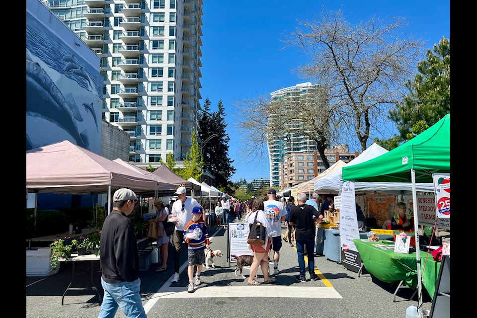 The White Rock Farmers Market makes its return this Sunday, April 20. (Tricia Leslie photo)