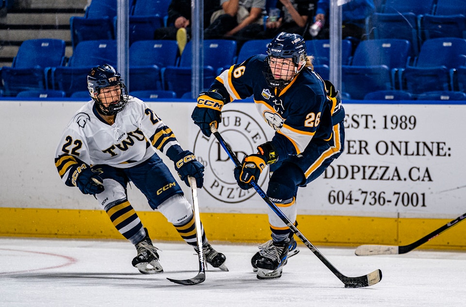 Grace Elliott in UBC Thunderbirds uniform