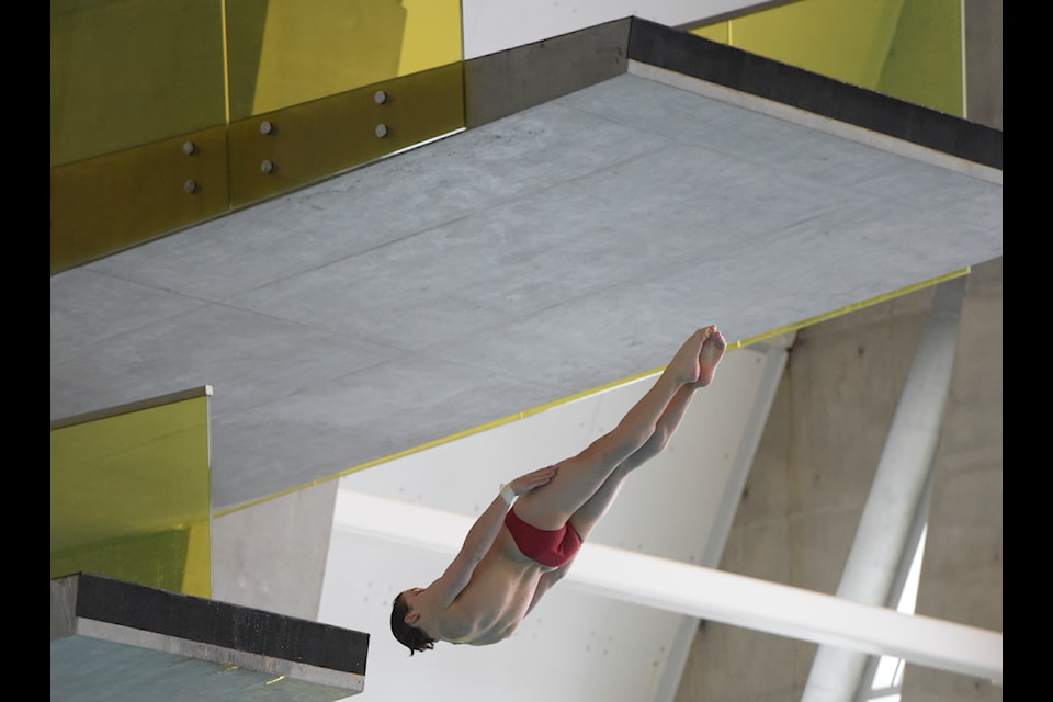 Mattias Frohloff competes at BC Winter Provincials at Grandview Heights Aquatic Centre in South Surrey.