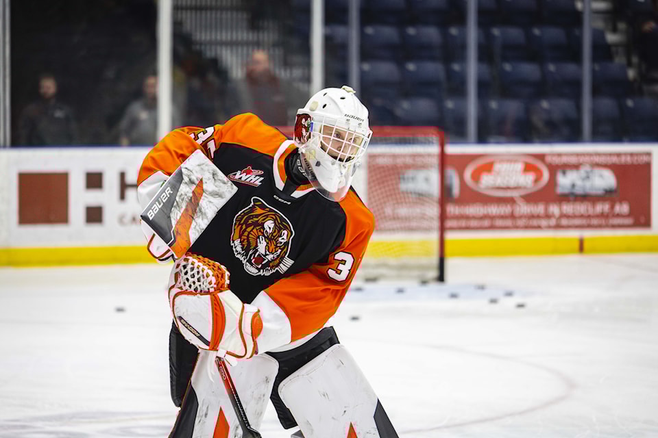 Medicine Hat Tigers goaltender and South Surrey's own Harrison Meneghin is returning to Alberta after the sudden passing of his father. 