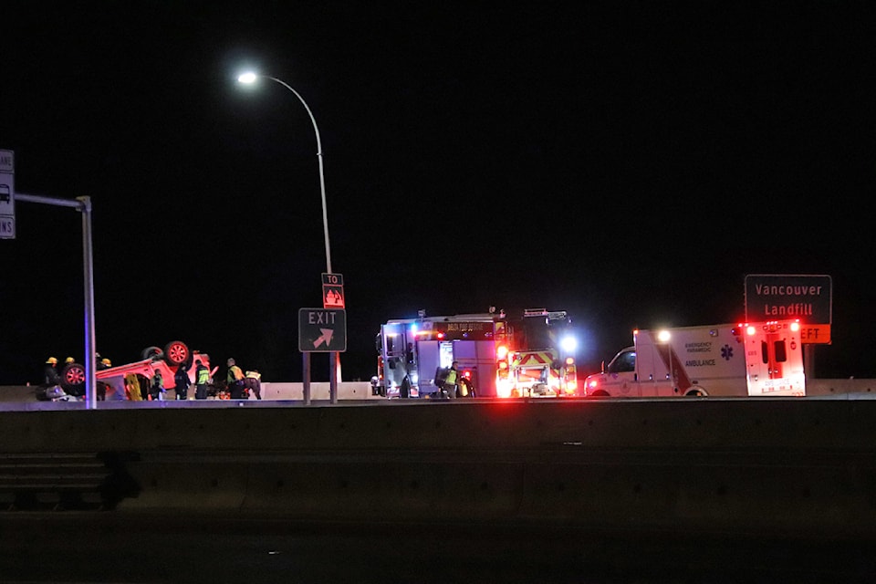 Delta Police are investigating after a serious collision at Highways 99 and 17 Sunday night (Jan. 26).