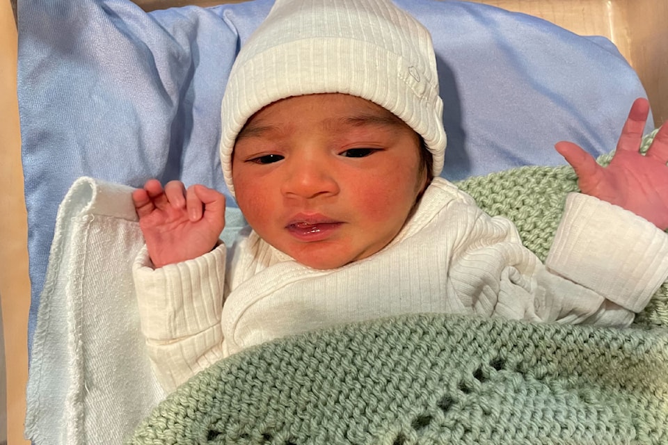 A yet unnamed baby girl was Peace Arch Hospital's first baby born in the new year.