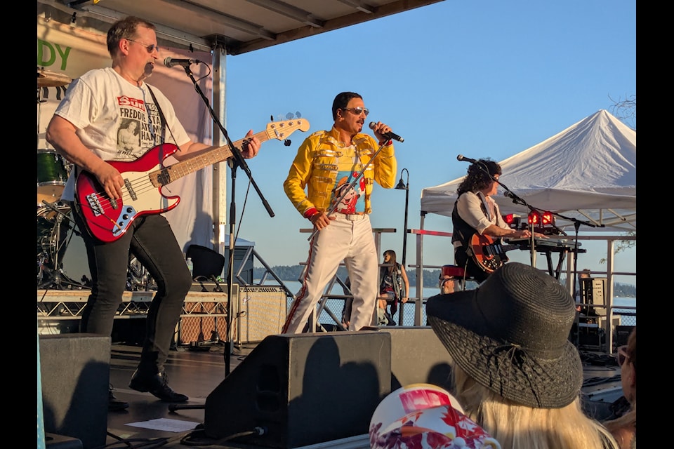 Ontario-based tribute act Simply Queen were headliners for the July 17 Concerts at the Pier performance on East Beach.