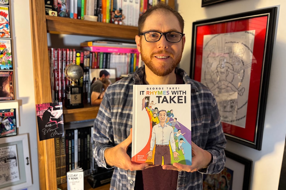 South Surrey's Steven Scott collaborated on George Takei's recently released graphic memoir, It Rhymes With Takei.